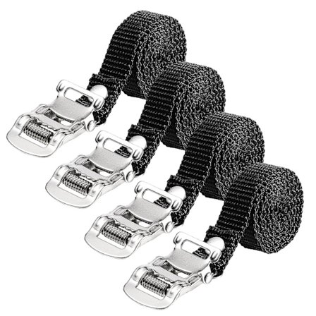 Garneck 4 kpl Polkupyörän Polkimien Varvasremmit Vaihtojalka Polkimien Remmit Harjoitteluun Kiinteään Pyörään