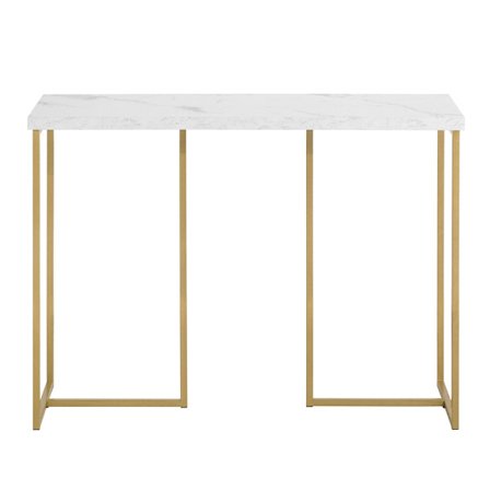 SoBuy guld entrékonsol 100x36x75.5cm, moderne FSB58-G