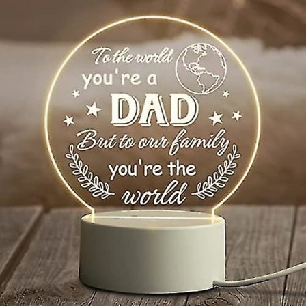 Gaver til far fra datter, søn, børn - Fars dag gave til far