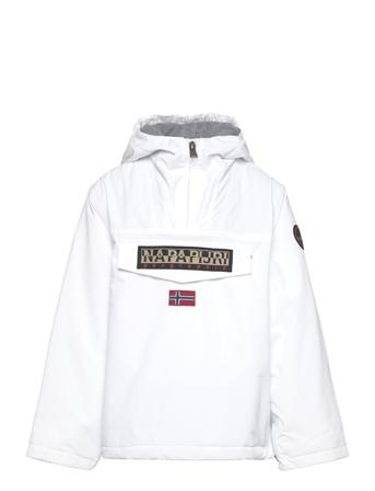 Rainforest Winter Anorak Jacket Outerwear Jackets & Coats Windbreaker White Napapijri