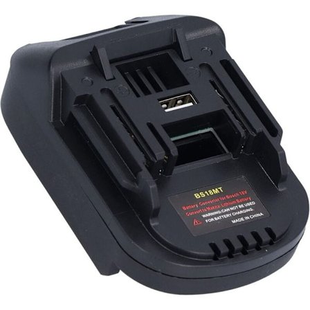 BS18MT Batteriadapter för Bosch 18V till Makita Elverktyg med 5V 2.1A USB-laddning