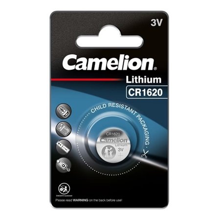 Camelion CR1620 litium knappcellsbatteri 3V 70mAh 1-pack