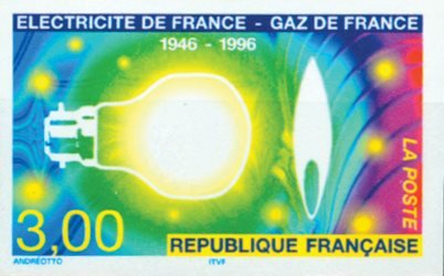 Frankrig 1996 - YT 2996a - Utakket - Postfrisk