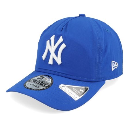New Era - New York Yankees Everyday Nylon Royal/White Dad Cap Unconstructed Blue Cap - MLB @ Hatstore