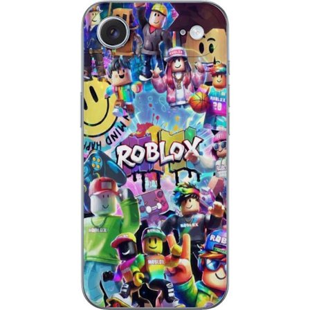 Yhteensopiva Puhelinkuori Apple Apple iPhone 17 Air Suuri värikäs Roblox-maailma monilla hahmoilla, energinen pelikuvaus täydellinen lastenhuoneisi