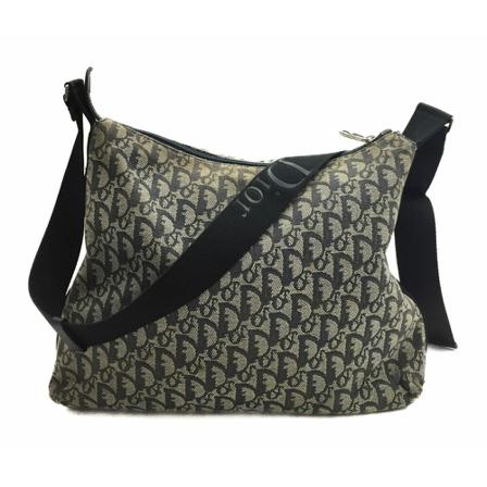 Dior Vintage, Pre-owned Cross Body Bags Grijs, Dames, Maat:ONE Size,stof