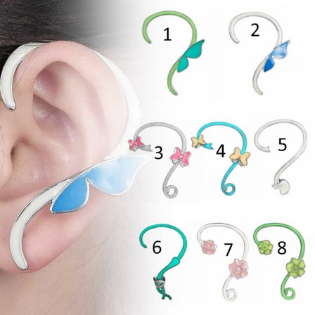 Øremanchet Trendy Luksus Glød Klip Øreringe