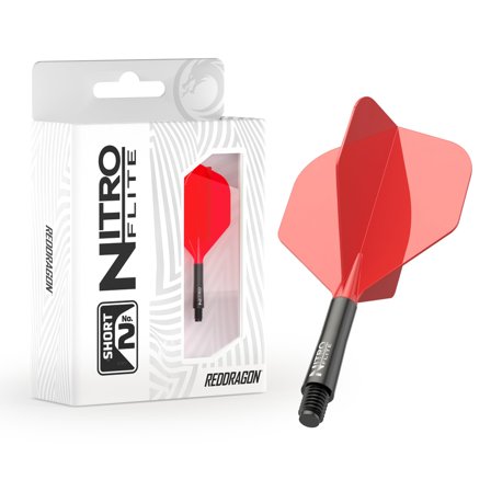 Nitro Flite - Integrated Flight and Shaft Black & Red