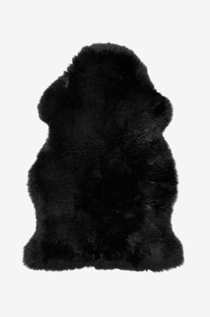 Skinnwille - Fårskinnsfäll Gently - Svart - Fällar & skinnmattor - Från Homeroom