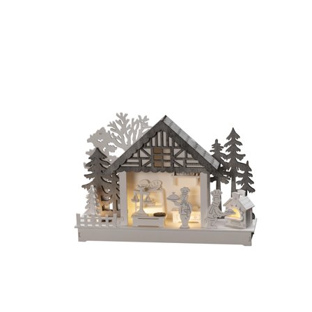 Konstsmide 3262-210 Silhuettlampe hus, tre, Belysning