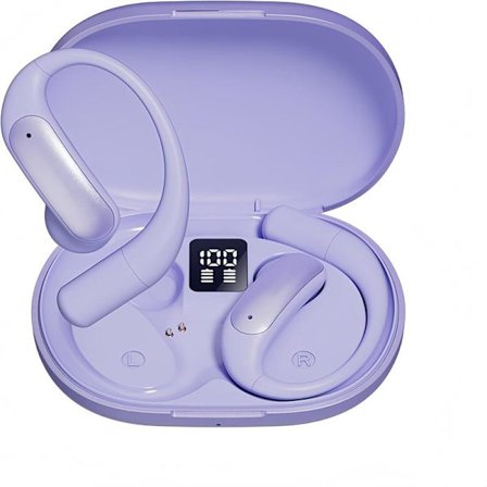 Åbne hovedtelefoner til mænd/kvinder, Bluetooth-hovedtelefoner 5.0, Over Ear-hovedtelefoner Sport