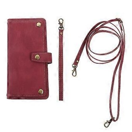 PU Telefonfodral med Axelrem Kompatibelt för S23 Ultra 5G