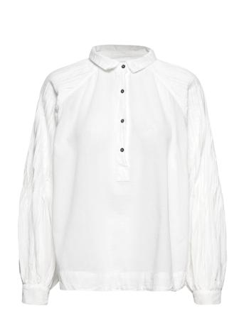 Vanya Bluse Langermet Hvit Rabens Sal R