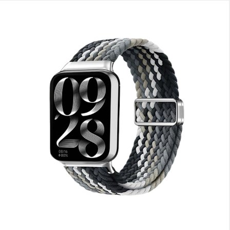 Xiaomi Smart Band Sort Chokolade Nylon Flettet Rem Redmi Watch5 Active