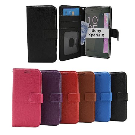 New Standcase Wallet Sony Xperia X (F5121)