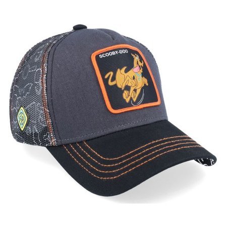 Capslab - Grå trucker Keps - Scooby Doo Charcoal/Black Trucker @ Hatstore