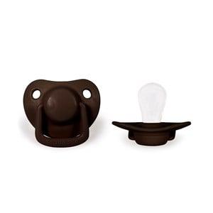 Filibabba 2-Pack Chocolate Moments 0-6m Pacifiers One Size - Baby feeding - One size - Brown