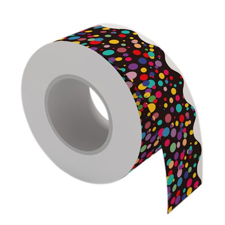 65,6 fot anslagstavlekanter, konfettikantade kanter för klassrumsdekoration