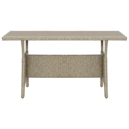 Vidaxl Trädgårdsbord Grå 120x70x66 Cm Konstrotting Grå