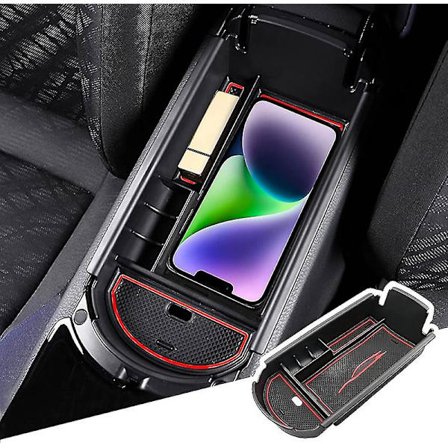 2022 Toyota Chr 2022 Tilbehør Midterkonsol Organizer Bakke Til 2018-2022+toyota C-hr Bil Armlæn Opbevaringsboks, til Toyota C-hr 2022 Tilbehør