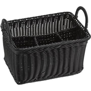 Bestikkurv 4-roms APS 26x18cm