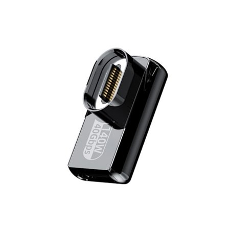 Kraftfull USB C-kontakt med 140W strömförsörjning, 8K videostöd, magnetisk anslutning
