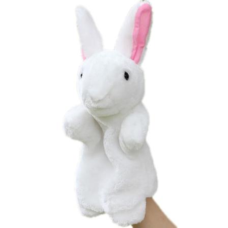 Cartoon Animal Doll Barnehanske Hånddukke Kanin