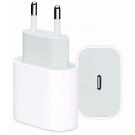 iPhone laddare för Apple 11/12/13/14/15/16/17 USB-C strömadapter 20W