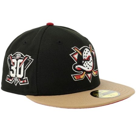 New Era - NHL Svart fitted Keps - Hatstore Exclusive x Anaheim Ducks 59FIFTY 30 Anniversary Black/Khaki Fitted @ Hatstore