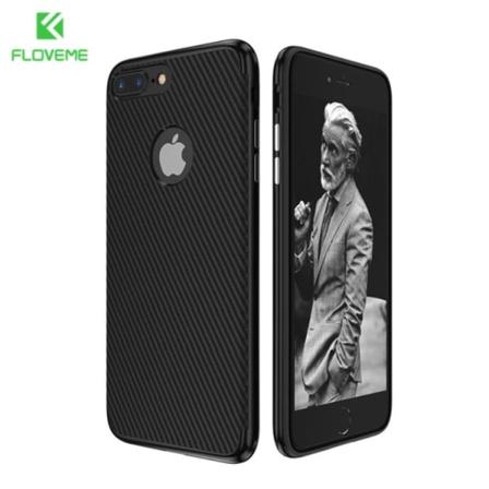 iPhone 7 (FLOVEME) Elegant beskyttelsesdeksel Svart