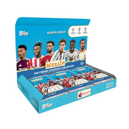 Topps - Preto Trading Cards - UCC Merlin 2025 Hobby Box - 18 Packs (72 Cards) @ Hatstore