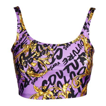 Versace Jeans Couture, Top Fioletowy, Kobieta, Rozmiar: S