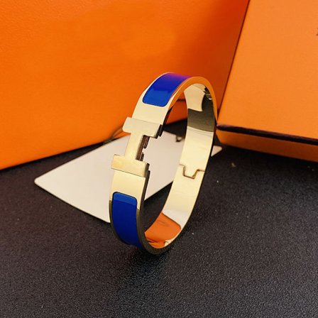 H-Armbånd, 18K Alfabetlås for Menn og Kvinner, Armbånd i Rustfritt Stål, Pararmbånd, Rosegull og Mørkeblå[CH]