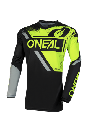 Maglia Cross O'Neal Element Shoker V.23 Nero-Giallo Neon 2XL