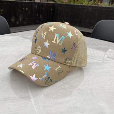 Basebollkeps med bokstav, vår- och höstsolhatt, sommarsolskydd, skärmkeps, solskydd för vuxna, solvisir