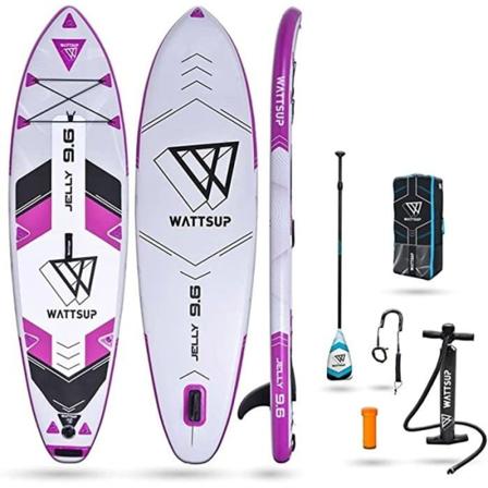 Stand Up Paddle WATTSUP Jelly 9'5" 2020 Rosa/Vit/Svart