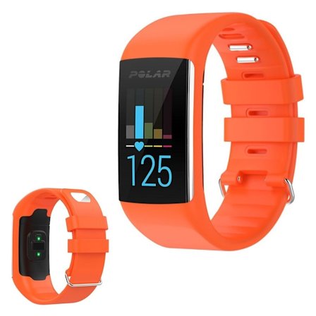 Polar A370 / A360 unique silicone watch band - Orange