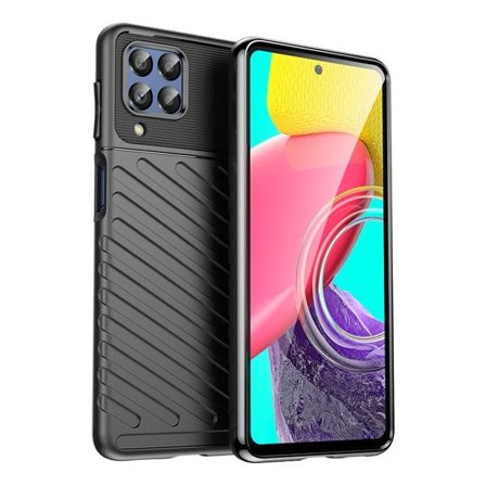Thunder Case joustava panssaroitu suojus Samsung Galaxy M53 5G musta