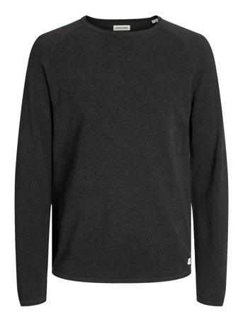 Jjehill Knit Crew Neck Noos Jack & J S Black