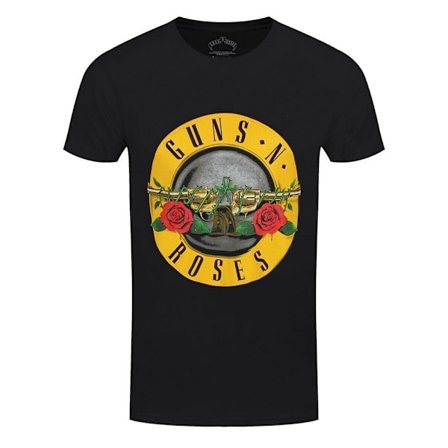 Guns N Roses Unisex Classic Logo T-Shirt M Svart