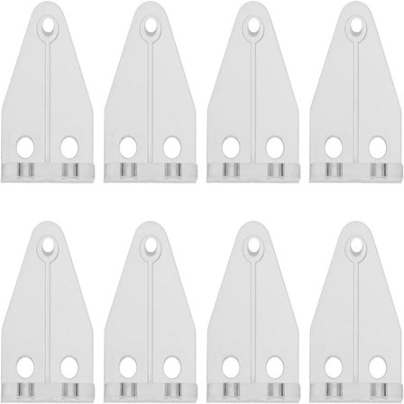 8 stk persienner festebraketter persienner kroker klar plast valanse festeklips blind vinduer vippekrok for hjem butikk