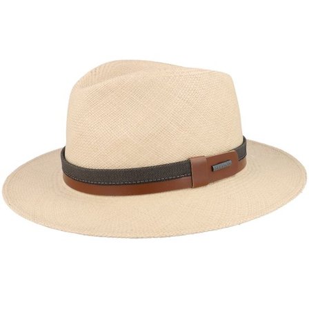 Stetson - Beige straw Hatt - Traveller Panama Natural Straw Hat @ Hatstore
