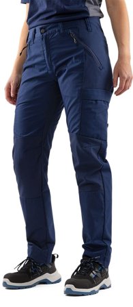 Arbetsbyxor Fristads Dam Servicebyxa stretch 2541 LWR, dam, Marinblå Arbetskläder