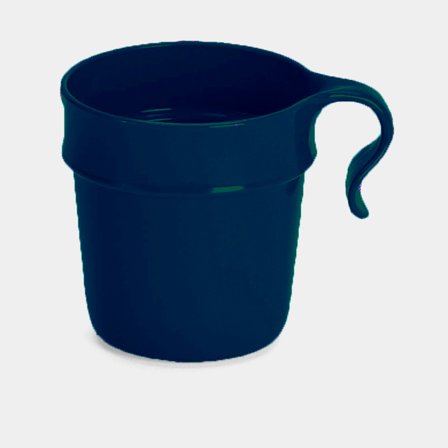 Kaffe/tekopp i plast Nordiska Plast, marin, 30 cl / 300 ml