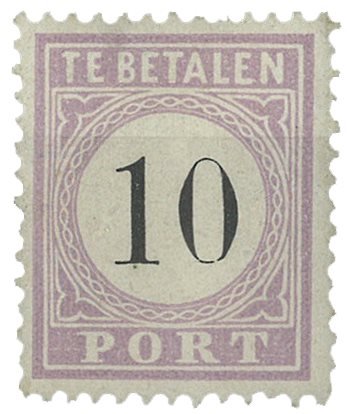 Suriname 1886-1888 - NVPH P3 - Ubrugt