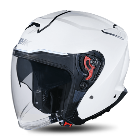 Casco Jet SMK GTJ Blanco M