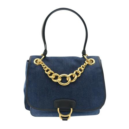 Miu Miu Pre-owned Pre-owned Shoulder Bags Blå, Dame Vintage Tasker, Størrelse: ONE Size