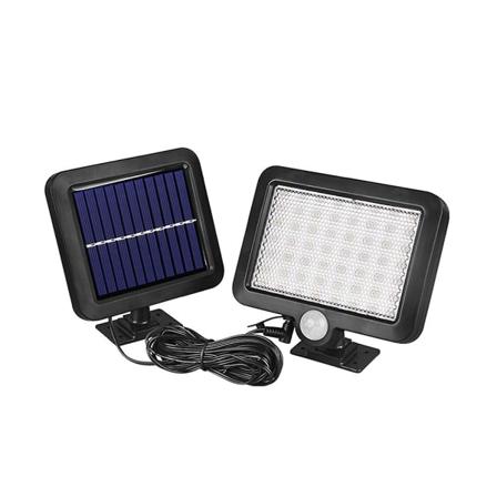 1 stk Væglampe Body Sensing Split 56 Led Abs Ip44 Vandtæt Væglampe Udendørs Lys Til Park Garden Yard Home As Shown 15X11.2X2.3cm