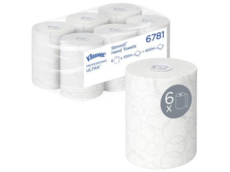 KLEENEX Pappershandduk Ultra Slimroll vit 6/fp - Lyreco - Städ och hygien - Toalettpapper och torkpapper - System - Kimberly Clark
