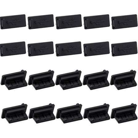 20 st Silikon USB Anti-Damm USB-Port Silikon Dammskydd 2.0/3.0 Port Plug Skydd Hylsa Hona Jack Gränssnitt Anti Damm Pr